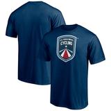 Men's Fanatics Branded Navy USA Cycling U.S. Paralympics Core Primary Logo T-Shirt