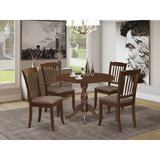 Alcott Hill® Hendina Drop Leaf Rubberwood Solid Wood Dining Set Wood in Brown, Size 30.0 H in | Wayfair 136C2197558D47529A8E1AE42D4307A0