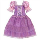 Disney Dresses | Disney Store Rapunzel Princess Costume Dress Up | Color: Purple/Silver | Size: Mg