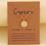 Urban Outfitters Jewelry | Capricorn December-January Zodiac Charm Necklace | Color: Gold/Silver | Size: Various