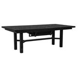 Tropitone Arazzo Extendable Cast Aluminum Dining Table Metal in Black, Size 29.5 H x 84.0 W x 44.0 D in | Wayfair 282019-28_OBS