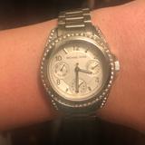 Michael Kors Jewelry | Michael Kors Crystal Accent Bracelet Watch | Color: Silver | Size: Os