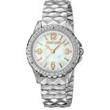 Stainless Steel & Mother-of-pearl Bracelet Watch - White - Roberto Cavalli Watches
