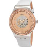 Sistem Polaire Automatic Crystal Unisex Watch - Metallic - Swatch Watches