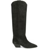 Denvee 50 Black Suede Knee-high Boots - Black - Isabel Marant Boots