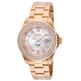 Invicta Angel Swiss Ronda 515 Caliber Women's Watch w/ Mother of Pearl Dial - 40mm Rose Gold (24615)