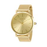 Renewed Invicta Angel Quartz Women's Watch - 38mm Stainless Steel Case Stainless Steel Band Gold (AIC-31071)