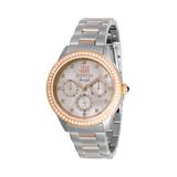 Renewed Invicta Angel Quartz Women's Watch - 37mm Stainless Steel Case Stainless Steel Band Steel Rose Gold (AIC-31266)
