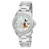 Invicta Disney Limited Edition Mickey Mouse Swiss Ronda 515 Caliber Women's Watch w/ Mother of Pearl Dial - 40mm Steel (26238)