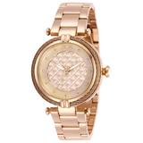 Renewed Invicta Bolt Quartz Women's Watch - 36.5mm Stainless Steel Case Stainless Steel Band Rose Gold (AIC-28933)