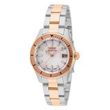 Invicta Pro Diver Women's Watch w/ Mother of Pearl Dial - 34mm Steel Rose Gold (33428)