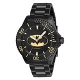 Renewed Invicta DC Comics Batman Automatic Womens Watch - 38mm Stainless Steel Case Stainless Steel Band Black (26902)