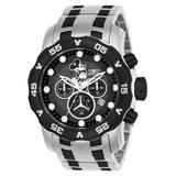 Renewed Invicta Disney Limited Edition Mickey Mouse Quartz Men's Watch - 48mm Stainless Steel Case Stainless Steel Band Steel Black (AIC-23767)