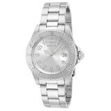 Pre-Owned Invicta Pro Diver Quartz Women's Watch w/ 0.06 Carat Diamonds - 40mm Stainless Steel Case Stainless Steel Band Steel (AIC-15248)