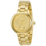 Renewed Invicta Angel Quartz Women's Watch - 36mm Stainless Steel Case Stainless Steel Band Gold (AIC-31194)