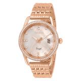 Renewed Invicta Angel Quartz Women's Watch - 37mm Stainless Steel Case Stainless Steel Band Rose Gold (AIC-31353)