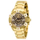 Renewed Invicta Pro Diver Quartz Women's Watch - 38mm Stainless Steel Case Stainless Steel Band Gold (AIC-29313)