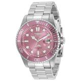 Renewed Invicta Pro Diver Quartz Women's Watch - 43mm Stainless Steel Case Stainless Steel Band Steel (AIC-32052)