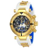 #1 LIMITED EDITION - Invicta Disney Limited Edition Donald Duck Quartz Womens Watch - 38mm Stainless Steel Case Silicone Band Blue White (24512)