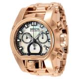 Invicta Reserve Bolt Zeus Magnum Men's Watch w/ Metal Mother of Pearl Oyster Dial - 52mm Rose Gold (34131)