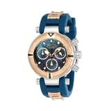 #1 LIMITED EDITION - Invicta Disney Limited Edition Beauty and the Beast Quartz Womens Watch - 38mm Stainless Steel Case Silicone Band Blue (24718)
