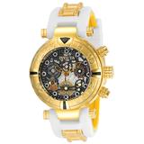 #1 LIMITED EDITION - Invicta Disney Limited Edition Pluto Quartz Womens Watch - 38mm Stainless Steel Case Silicone Band White Yellow (24520)