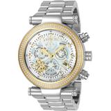 #1 LIMITED EDITION - Invicta Disney Mickey Mouse Quartz Mens Watch w/ 0.73 Carat Diamonds - 47mm Stainless Steel Case SS Band Steel (24912)