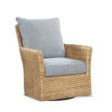 Armchair - Braxton Culler Lanai 28" Wide Swivel Down Cushion Armchair Polyester/Cotton/Rattan/Wicker/Other Performance Fabrics Wayfair