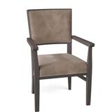 Fairfield Chair Dilworth Arm Chair Upholstered/Fabric in Pink, Size 35.5 H x 22.5 W x 23.5 D in | Wayfair 5049-04_9953 46_Espresso