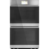 Café™ Minimal Series 29.75" 10 cu. ft Self-Cleaning Convection Electric Double Wall Oven, Size 53.0 H x 29.75 W x 26.75 D in | Wayfair CTD90DM2NS5