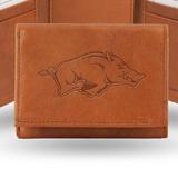 Rico Industries Inc NCAA Arkansas Razorbacks STR Pecan Cowhide Tri-Fold Wallet, Size 3.25 H in | Wayfair STR360101
