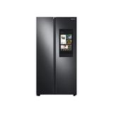 Samsung 36" Side by Side Refrigerator 27.3 cu. ft. Smart Energy Star Refrigerator w/ Family Hub, Stainless Steel in Black | Wayfair RS28A5F61SG