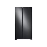 Samsung 35.88" Counter Depth Side by Side Refrigerator 22.6 cu. ft. Smart Energy Star Refrigerator in Black, Size 70.06 H x 35.88 W x 28.63 D in