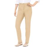 Plus Size Women's Premium Straight-Leg Jean by Woman Within in New Khaki (Size 22 T)