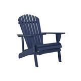 Sand & Stable™ Vanessa Solid Wood Adirondack Chair Wood in Blue, Size 35.0 H x 27.0 W x 32.0 D in | Wayfair 6D6E73597FB946A2B77098083DF07E92