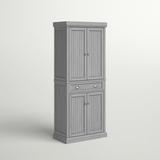 Sand & Stable™ Carmel 72" Kitchen Pantry Wood in Gray, Size 72.0 H x 30.0 W x 16.0 D in | Wayfair DFE391BEB20349808A03CCFE4AB6D66C