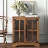 Sand & Stable™ Curacao 2 - Door Accent Cabinet Wood in Brown, Size 31.0 H x 30.0 W x 16.0 D in | Wayfair C7EC3DB1335E4682BFDF5BA6028E7925