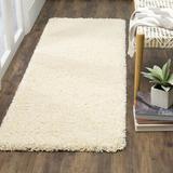 Brown/White Area Rug - Lark Manor™ Irmtrud Ivory Area Rug Polypropylene in Brown/White, Size 27.0 W x 2.0 D in | Wayfair