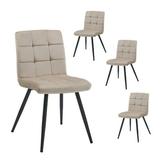 East Urban Home Furst Tufted Velvet Side Chair Upholstered/Velvet in Brown, Size 31.75 H x 17.0 W x 22.25 D in | Wayfair