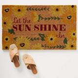 Anthropologie Accents | Anthro Let The Sunshine In Doormat | Color: Tan | Size: 18x30