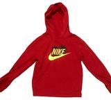 Nike Shirts & Tops | Nike Szs Red Pique Cotton Hoodie With Yellowblack | Color: Red/Yellow | Size: Sb