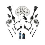 2007-2014 Chevrolet Suburban 1500 Front Brake Pad Rotor Axle Wheel Hub Control Arm Kit - TRQ