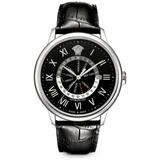 Business Automatic Gmt Watch - Black - Versace Watches
