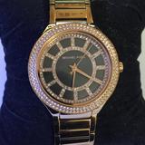 Michael Kors Accessories | Michael Kors Women's Kerry Rose Gold Watch | Color: Black/Gold | Size: Os