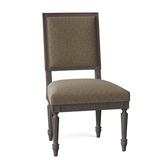 Fairfield Chair Lila Upholstered Side Chair Upholstered in Green, Size 39.0 H x 23.25 W x 24.5 D in | Wayfair 8840-05_9177 34_Hazelnut
