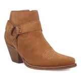 Dingo Buckskin Women's Suede Ankle Boots, Size: 9, Brown