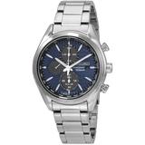 Chronograph Blue Dial Solar-powered Watch p1 - Blue - Seiko Watches