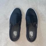 Vans Shoes | Black Slip-On Vans | Color: Black | Size: 9.5