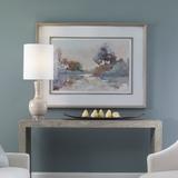 Uttermost Morning Lake by Mary P. Buckley - Picture Frame Painting Paper in Blue/Brown/Green, Size 39.25 H x 51.25 W x 2.0 D in | Wayfair 41418