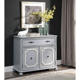 Canora Grey Cabinet, Gray Finish Wood in Brown/Gray, Size 31.0 H x 36.0 W x 16.0 D in | Wayfair 2DEEC087DFC44D7691BD82DB40E971DC